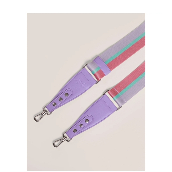 JuJuBe Bag Accessory Woven Strap - Purple/Pink/Green - Picture 2 of 2